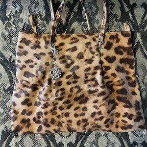Leopard Print Tote Bag by “ Kimberly Lynn “ 10 in 1 handbag